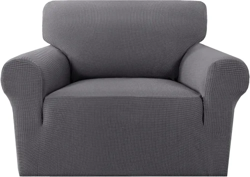 Miniatura 36 de MeilleMaison Funda elástica para silla reclinable, funda para sofá de 1 pieza con parte inferior elástica, lavable, protector de muebles Negro