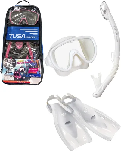 Miniatura 9 de TUSA Sport - Juego de máscara Serene para adultos, esnórquel seco y aletas