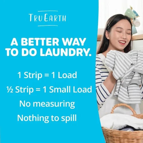 Miniatura 7 de Tru Earth Hojas compactas de detergente seco para ropa, a granel, hasta 768 cargas (384 unidades) - Sin parabenos - Detergente sin líquido original