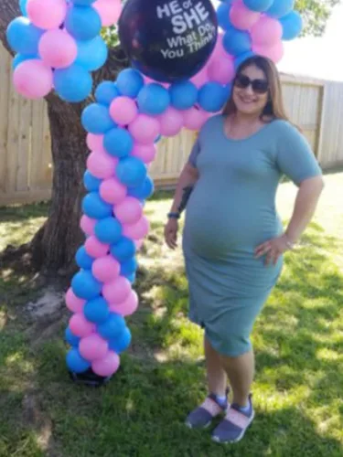 Miniatura 2 de Liu & Qu - Vestido de maternidad para mujer, de manga corta o manga 34, fruncido, para uso diario o baby shower