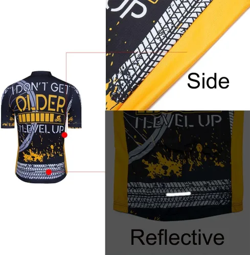 Miniatura 7 de Ciclismo Jersey Hombres, Bicicleta de Montaña Camisa Ciclismo Tops Ropa de carretera Ropa Bicicletas Ciclismo Outfit XXS-6XL