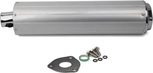 Minho Silenciador de escape para motocicleta, tubo silenciador apto para scooter chino GY6 ciclomotores Jonway 125CC 150CC
