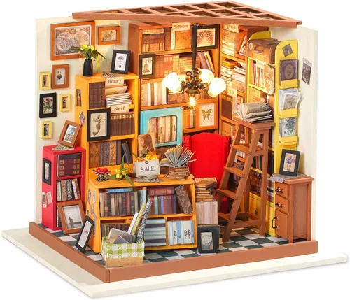 Miniatura 8 de Rowood Kit de Casa en Miniatura, Kits de Casa de Muñecas en Miniatura de Invernadero DIY para Adultos, Miniaturas de Mayberry Street, Artesanías
