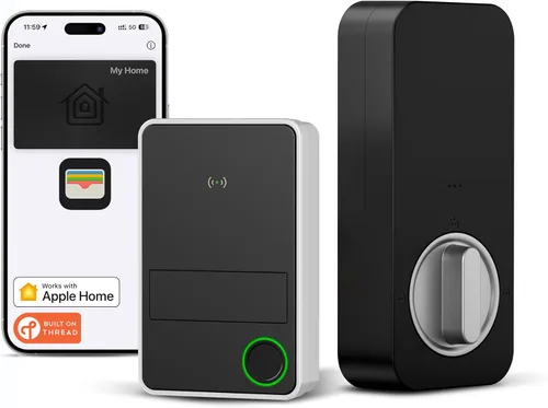 Miniatura 7 de ThorBolt X1 Apple Home - Llave para desbloquear, solo para iOS, entrada sin llave, cerradura de puerta, cerradura de cerrojo de teclado funciona