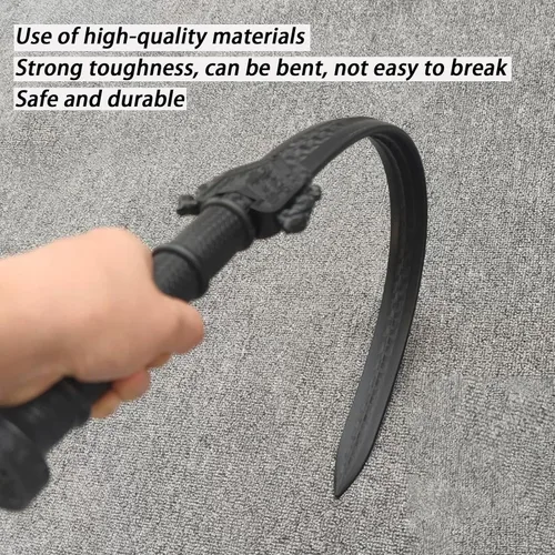 Miniatura 6 de High Strength Polypropylen Plastic Sword Ancient Style Embroidery Spring Sword with Sheath for Practice and Training