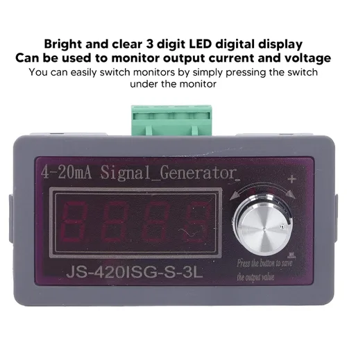 Miniatura 4 de Generador de 4 20mA, 4 20mA 0 10V Generador de voltaje de corriente con AMP y simulador analógico de voltaje de corriente de voltaje para ajuste
