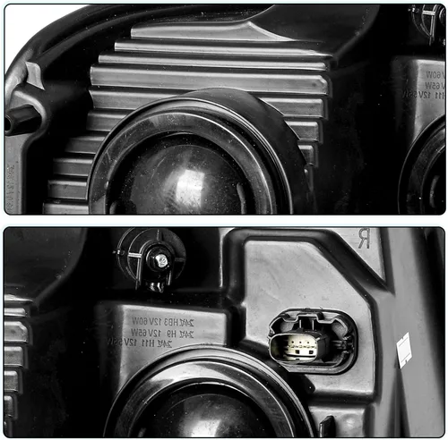 Miniatura 5 de TUSDAR Conjunto de faros delanteros con bombillas para Ford Expedition 15, 16, 17, lado izquierdo del conductor, repuesto de faros delanteros