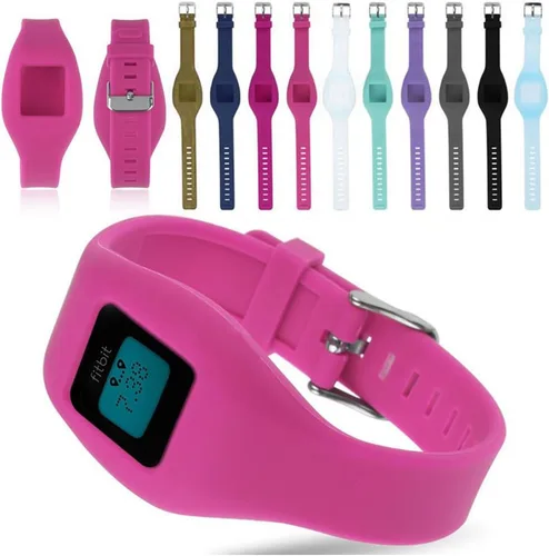 Miniatura 6 de QGHXO Pulsera de hebilla para Fitbit Zip, correa de silicona de repuesto con cierre de reloj cromado y hebilla de cierre para Fitbit Zip