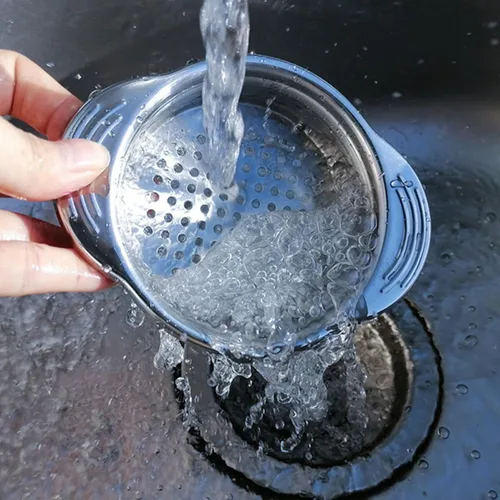 Miniatura 7 de Garneck 2Pcs Stainless Steel Canning Strainer Sieve Food Can Drainer Oil Remover Kitchen Tool for Tuna Beans Fruits with Fast Filtration and Easy