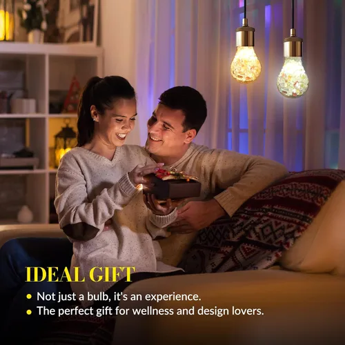 Miniatura 7 de Bombillas LED de 5 W, A19, E26, bombillas LED de 2700 K/4000 K/6000 K, bombillas de piedra de cristal curativo no regulables para iluminación