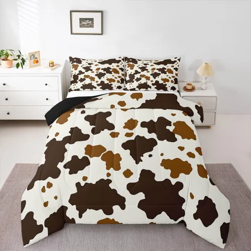 Miniatura 32 de Juego de edredón de pingüino, tamaño matrimonial, edredón de plumón de pingüino kawaii, juego de ropa de cama de animales antárticos para niños