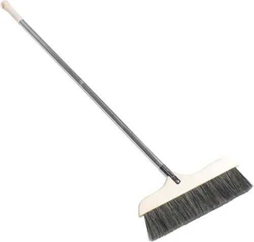 Escoba ergonómica de barrido, cerdas suaves, escoba de polvo para interiores, escoba telescópica, escoba para limpiar el suelo, escoba telescópica