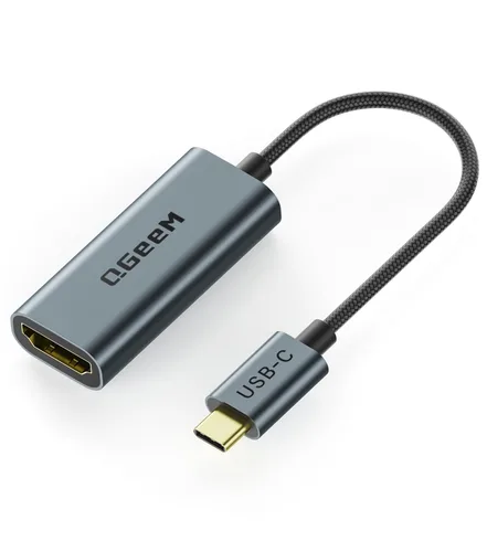 Miniatura 7 de QGeeM Cable adaptador USB C a HDMI 4K, adaptador USB tipo C a HDMI [Thunderbolt 3/4] HDMI para Laptop MacBook Pro/Air, iPhone 15 16 17 Pro max, Dell