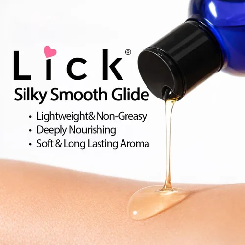 Miniatura 5 de Lick Aceite de masaje con sabor a piña, aceite de masaje comestible dulce tropical con vitamina E, deslizamiento suave y seguro para el cuerpo