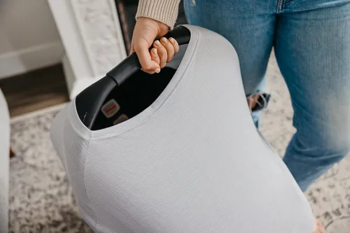 Miniatura 633 de Copper Pearl Funda multiusos: fundas de asiento de automóvil, funda de lactancia y funda de cochecito para el sol, tela elástica, uso para todas
