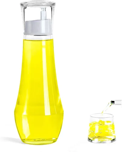 Miniatura 7 de Dispensador de enjuague bucal para baño, dispensadores de enjuague bucal de vidrio con taza, contenedor de enjuague bucal para adultos/niños, 8.8 2