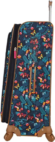 Miniatura 4 de Lily Bloom Juego de equipaje colección de maletas de 4 piezas con ruedas giratorias para mujer Azul marino