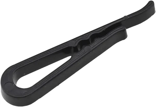HAHIYO 1.5in/38mm 200Pcs Clips de plástico negro en forma de U estilo cocodrilo - Pinzas de tela para costura, doblado, fijación de tela a tablero