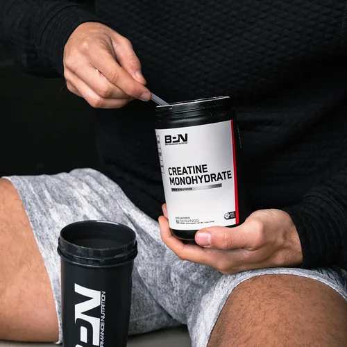 Miniatura 5 de BARE PERFORMANCE NUTRITION, Polvo de monohidrato de creatina pura BPN de Creapure, 5g de creatina por porción, apoya el crecimiento muscular, polvo