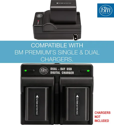 Miniatura 3 de BM Premium NP-FV100A - Batería de alta capacidad para Sony FDR-AX30 FDR-AX33 FDR-AX53 FDR-AX700 FDR-AX100 FDR-AX35 HXR-MC50 HXR-MC88 HX-RNX80