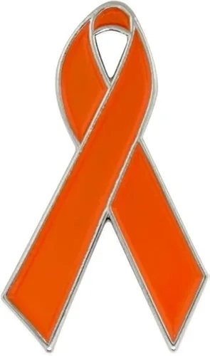 Miniatura 47 de PinMart Awareness - Pin de solapa esmaltado – Pin de cinta chapado en níquel y oro – Cinta de prevención y conciencia – Broche de joyería con parte