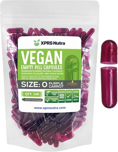 Miniatura 10 de XPRS Nutra Cápsulas vacías de tamaño 0 – 100 cápsulas veganas vacías transparentes – Píldora vegetariana – Llenado de cápsulas vegetales