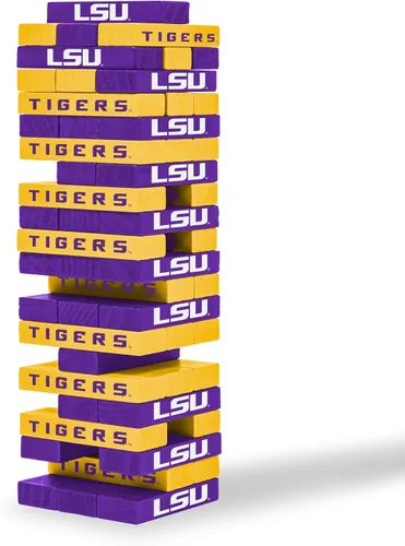 Miniatura 27 de Wild Sports NCAA Pro Football Tabletop Stackers Block Game for College Football Fan, Dorm Game, Tailgate