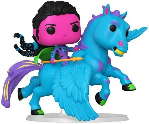 Miniatura 2 de Funko Pop! Marvel - Figura de vinilo de luz negra MCU Glow Toy (El vuelo de Valkyrie)