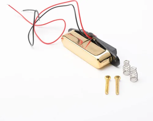 Gold Tele cuello Pickup Pastilla para guitarra eléctrica para FD Tele Replacement Oro