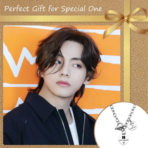 Miniatura 3 de ARETIS Kpop Bangtan - Collar para niños Be the best J-HOPE JIMIN JIN JK RM SUGA V Collar Bangtan Boys Lover Jewelry Regalo para niños fans