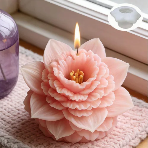 Miniatura 11 de Konrisa Moldes de vela de burbujas 3D, moldes de silicona con 15 cavidades para hacer velas de cera de soja, moldes de pastel de burbujas