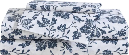 Miniatura 42 de Eddie Bauer - Sábanas tamaño Queen, juego de ropa de cama de percal de algodón, decoración del hogar crujiente y fresca (Canoe Lake Paddle, Queen)