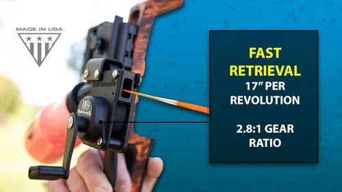 Miniatura 4 de AMS Bowfishing Carrete Retriever Pro - Fabricado en los Estados Unidos