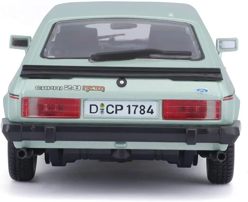 Miniatura 3 de Bburago - Modelo a escala 1/24 compatible con Ford Capri 1600 GT 1982 (verde)