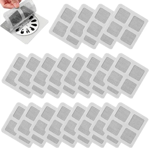 Adhesivos desechables para drenaje de cabello, cubierta de drenaje de ducha 2026, calcomanías de filtro de drenaje de piso de baño, calcomanía de
