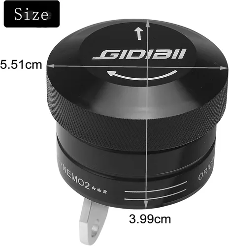 Miniatura 2 de Lubricador de Cadena Universal para Motocicleta, Engrasador Automático con Control Manual, Parte de Aceite para Moto (Negro)