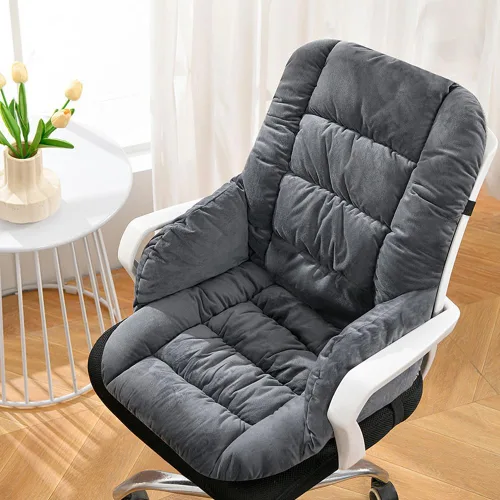 Miniatura 7 de Cojín para silla de escritorio con respaldo alto, almohadilla de asiento para silla de oficina con parte inferior antideslizante para oficina