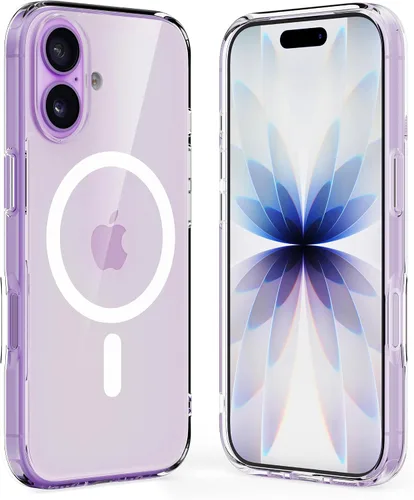 Miniatura 10 de Crystal Fit - Funda magnética transparente para iPhone 16, compatible con MagSafe, antiamarilleo, funda protectora delgada (para iPhone 16)