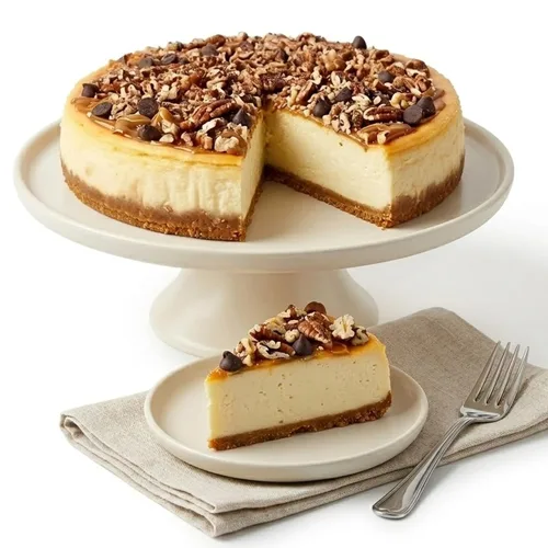 Miniatura 10 de ANDY ANAND CHOCOLATIER Lujosa tarta de queso Baklava: fusión de miel turca y crema de California - Delicia de postre gourmet de 9 pulgadas, 2.8