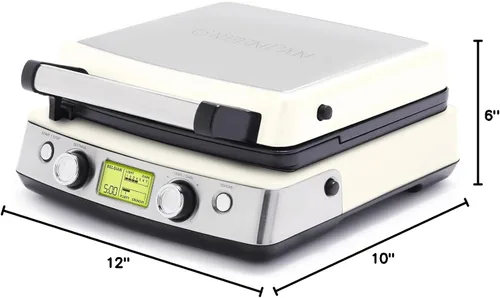 Miniatura 10 de GreenPan Elite Máquina para Hacer Waffles Belgas y Clásicos de 4 Cuadrados, Placas Antiadherentes de Cerámica Saludable Aptas para Lavavajillas