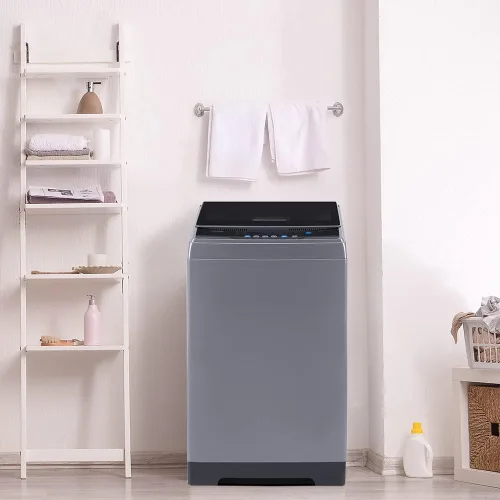Miniatura 4 de COMFEE' Lavadora portátil de 1.6 pies cúbicos, capacidad de 11 libras, lavadora compacta totalmente automática y horno microondas EM720CPL-PMB