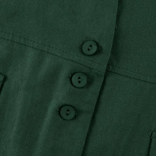 Miniatura 58 de COTECRAM Chaleco de lino de algodón para mujer, casual, sin mangas, con botones, ligero, para verano, holgado, ropa de abrigo