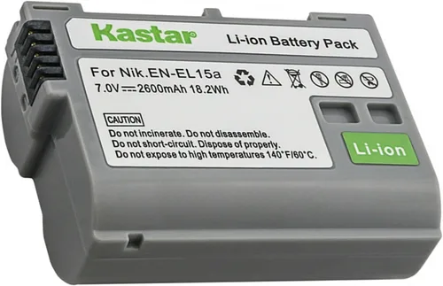Kastar Paquete de 1 batería de repuesto EN-EL15b / EL15a para Nikon D7000, D7100, D7200, D7500, Z 6, Z6, Z 7, Z7, Z 7 Q3, Z7Q3, 1 V1, D500, D600,