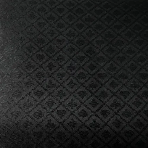 Tela Speed Cloth para Mesa de Póquer - Sección de 108X60 Pulgadas de Cubierta Superior de Fieltro para Mesa de Juego de Cartas de Casino - Negro