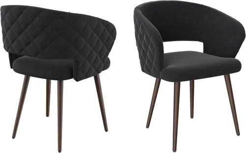 Miniatura 16 de Ottomanson Juego de 2 sillas de comedor, color naranja Palermos Palermos Naranja Con Patas De Madera