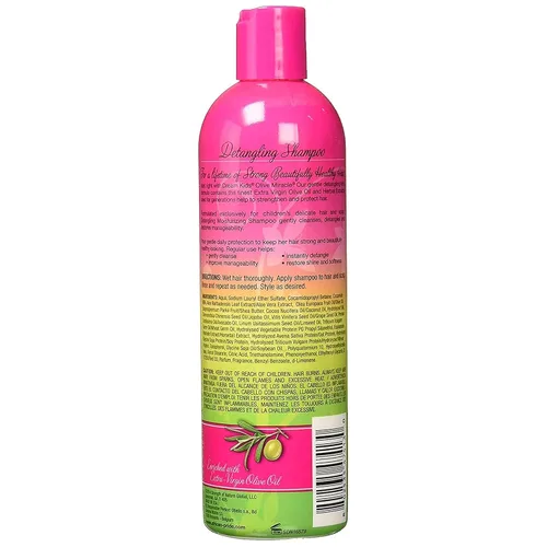 Miniatura 2 de African Pride Dream Kids Olive Miracle DK Champú desenredante (paquete de 3) – desenreda y protege el cabello, contiene aceite de oliva para sellar