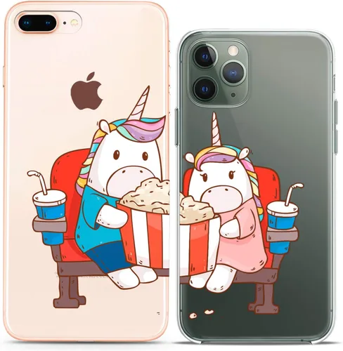 Miniatura 12 de Fundas a juego para parejas compatibles con iPhone 15 14 13 12 11 Pro Max Mini Xs 6s 8 Plus 7 Xr 10 SE 5 King Queen Spades Hes rojo negro encantador