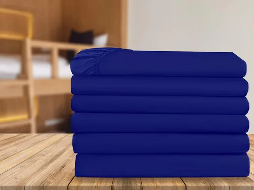 Miniatura 17 de Elegant Comfort Paquete de 6 sábanas bajeras bajeras de 1500 hilos, calidad prémium hotelera, bolsillo profundo, sin arrugas, resistentes a