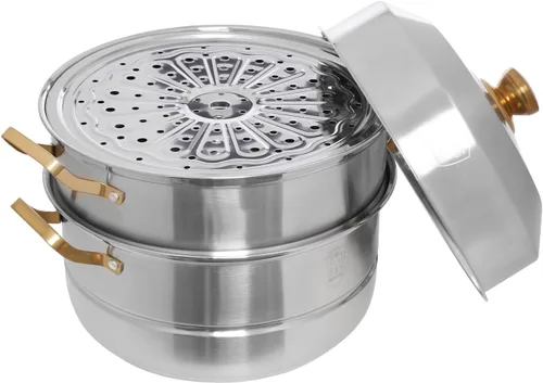 Ollas de vapor de acero inoxidable, antiadherentes para carne y verduras, olla de vapor de cocina, olla de vapor para albóndigas, utensilios de