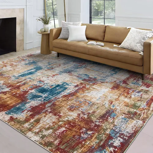Miniatura 27 de ReaLife Rugs Alfombra Pasillo Lavable a Máquina - Sala de Estar Dormitorio Baño Cocina Entrada Oficina - Acolchada Pelo Bajo Resistente a Manchas